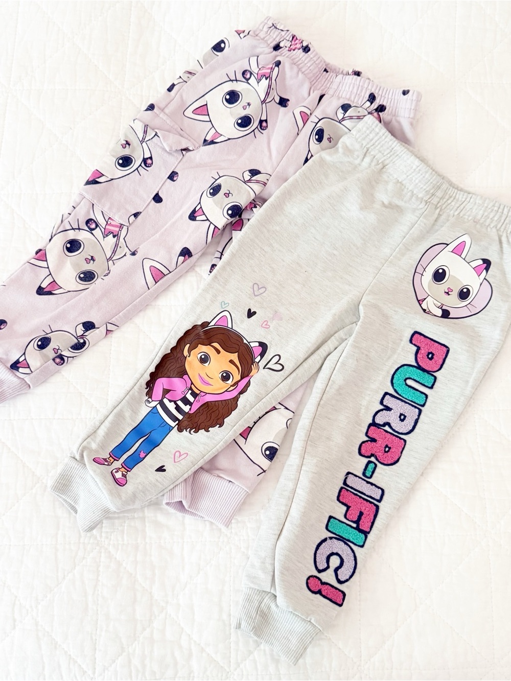 Gabby’s Dollhouse Kids 3T Sweatpant Joggers Bundle